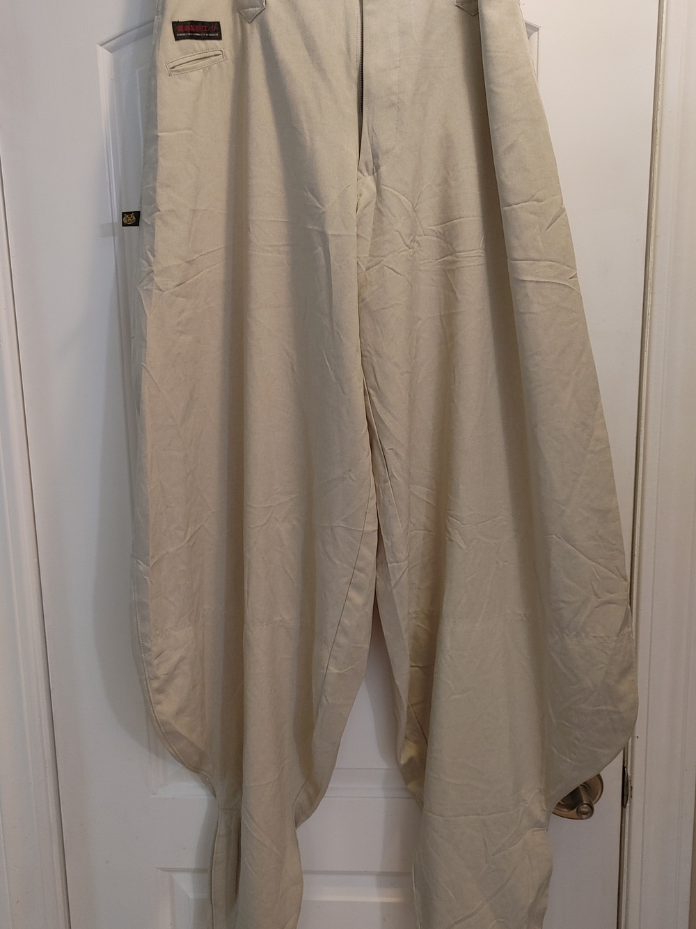 Men's Japanese Tobi Nikkapokka Pants Flare Leg Authentic Construction Uniform
